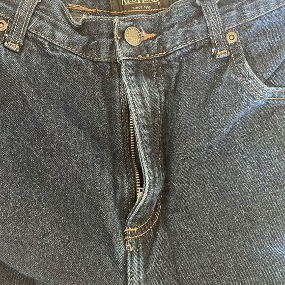 RedHead Men's Straight Leg Jeans Denim Mid Rise Dark Wash Blue Size 34x30‎ - Picture 4 of 8